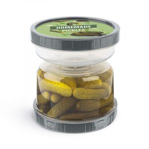 Pot de Conservation en Plastique Sablier pour Olives et Cornichons - HOBBY LIFE