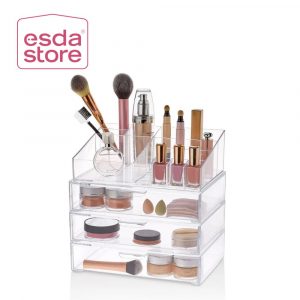 Organiseur Maquillage 11 Compartiments avec 3 Tiroirs (ES004-B)