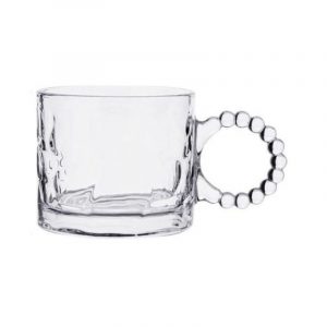 Mug en Verre Avec Poignée Rond x6 pièces (GL1 24) - ALTINBAS