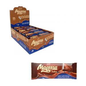 Barre Chocolatée à la Crème et Biscuits Noir 24x37gr - MAGMA