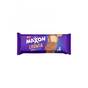 Lumja Biscuits x4 Nappés de Chocolat au Lait 56gr - MAXON