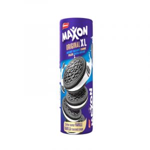 XL Biscuits Noir à la Crème de Vanille 76gr - MAXON