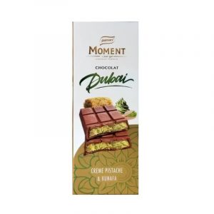 Tablette de Chocolat Dubaï Crème de Pistache et Kunafa 150gr - MOMENT