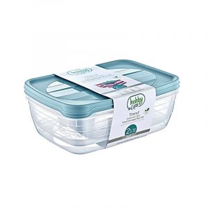 Set de Conservation Rectangle en Plastique 2 Lt x 3 pièces - HOBBY LIFE