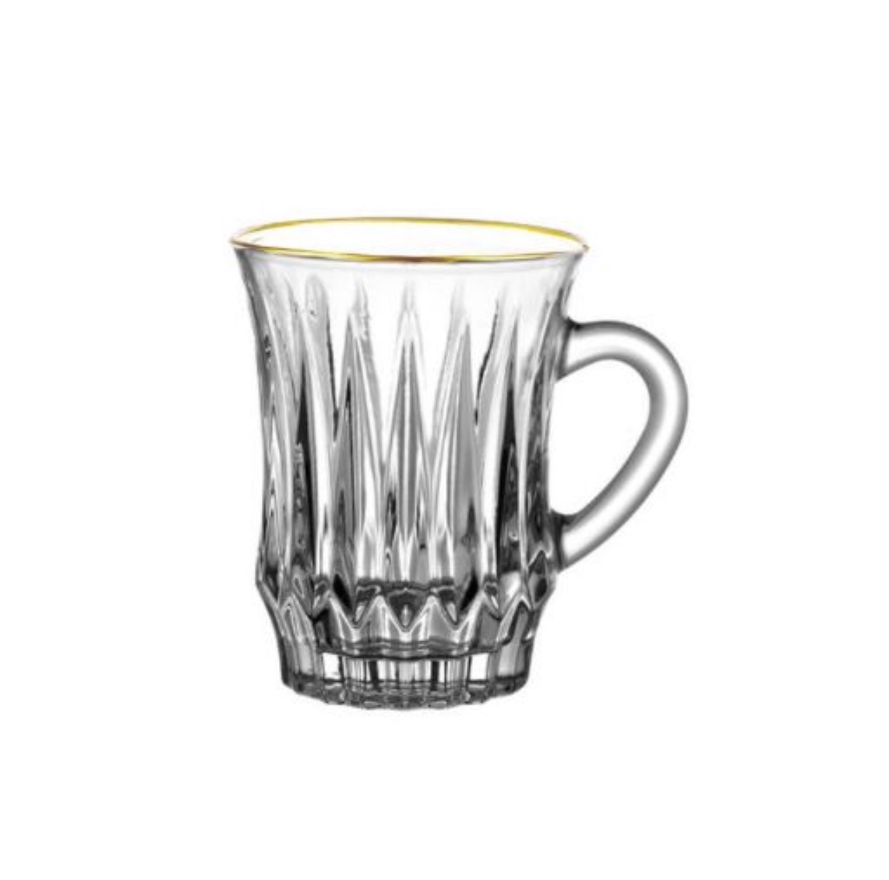 Verre avec Poignée x6 pièces Gold (GL1 36G) - ALTINBAS