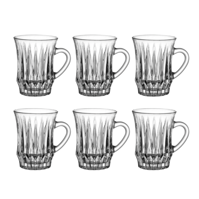 Verre avec Poignée x6 pièces Clean (GL1 36) - ALTINBAS